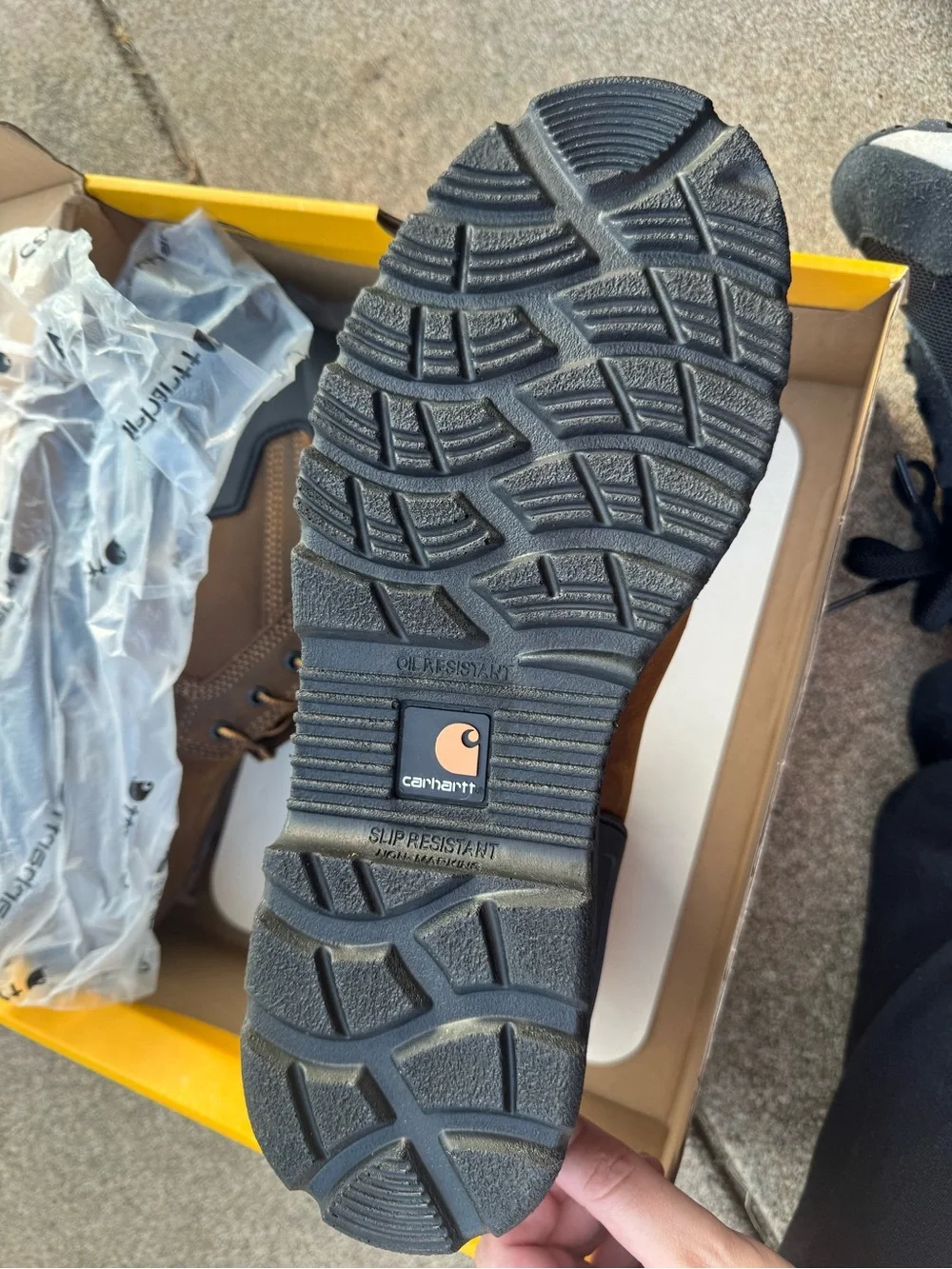 NWT Carhartt heritage waterproof 6 in steel toe boots